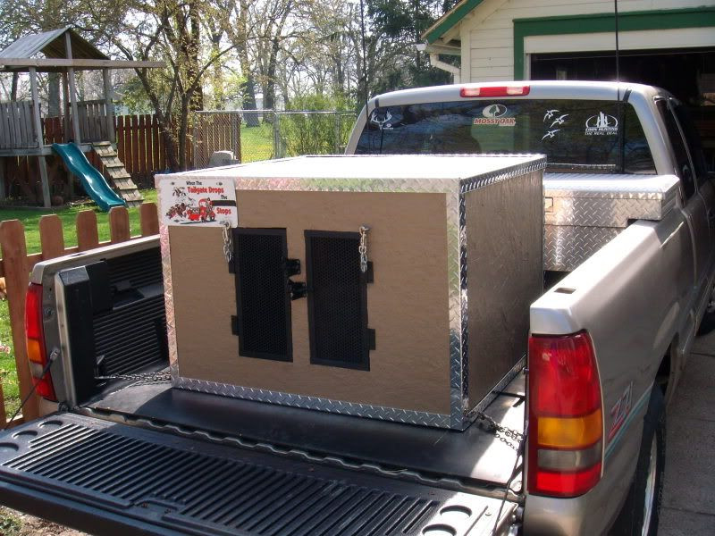 DIY Dog Box For Truck
 wooden dog boxes Google Search