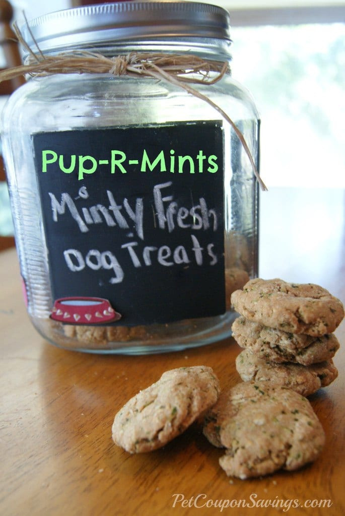 DIY Dog Breath Freshener
 Homemade dog mints that are easy and effective at