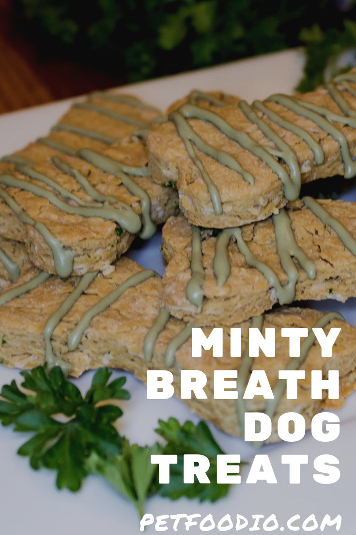 DIY Dog Breath Treats
 Minty Breath Dog Treats Dog Treats for Bad Breath