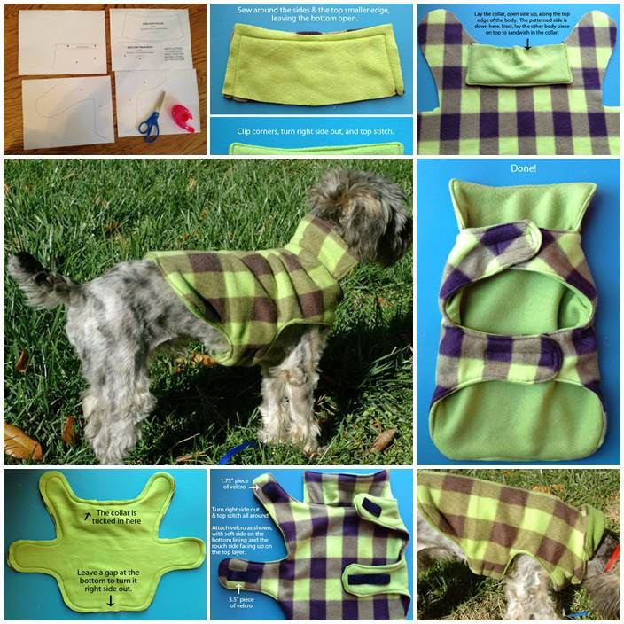 DIY Dog Clothes Pattern
 via pulsive craftiness Free Crafts Projects