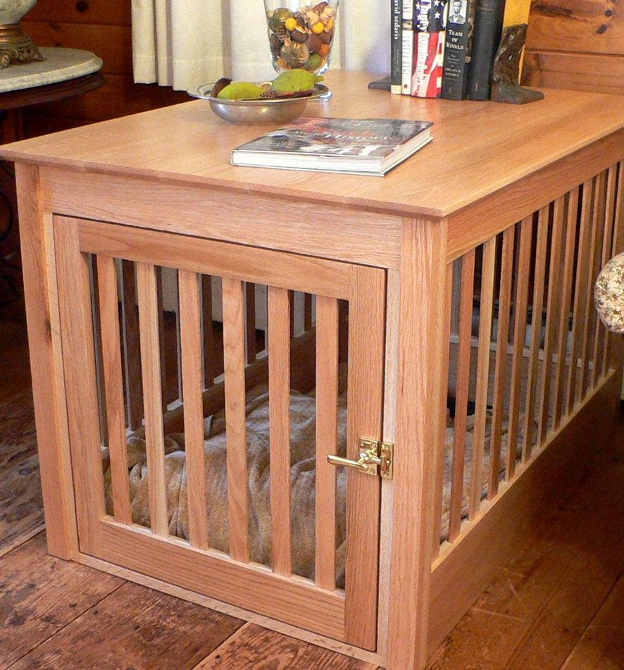 DIY Dog Crate Table
 Build Plans Dog Crate End Table – Loccie Better Homes