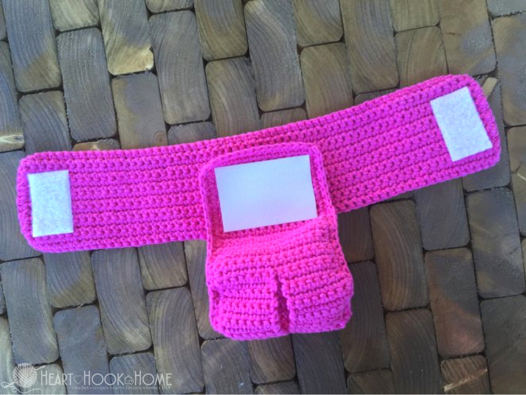 DIY Dog Diapers
 Female Dog Diaper for Dogs in Heat Free Crochet Pattern