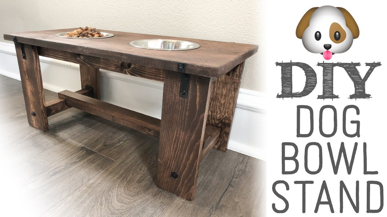 DIY Dog Dish Stand
 DIY Dog Bowl Stand