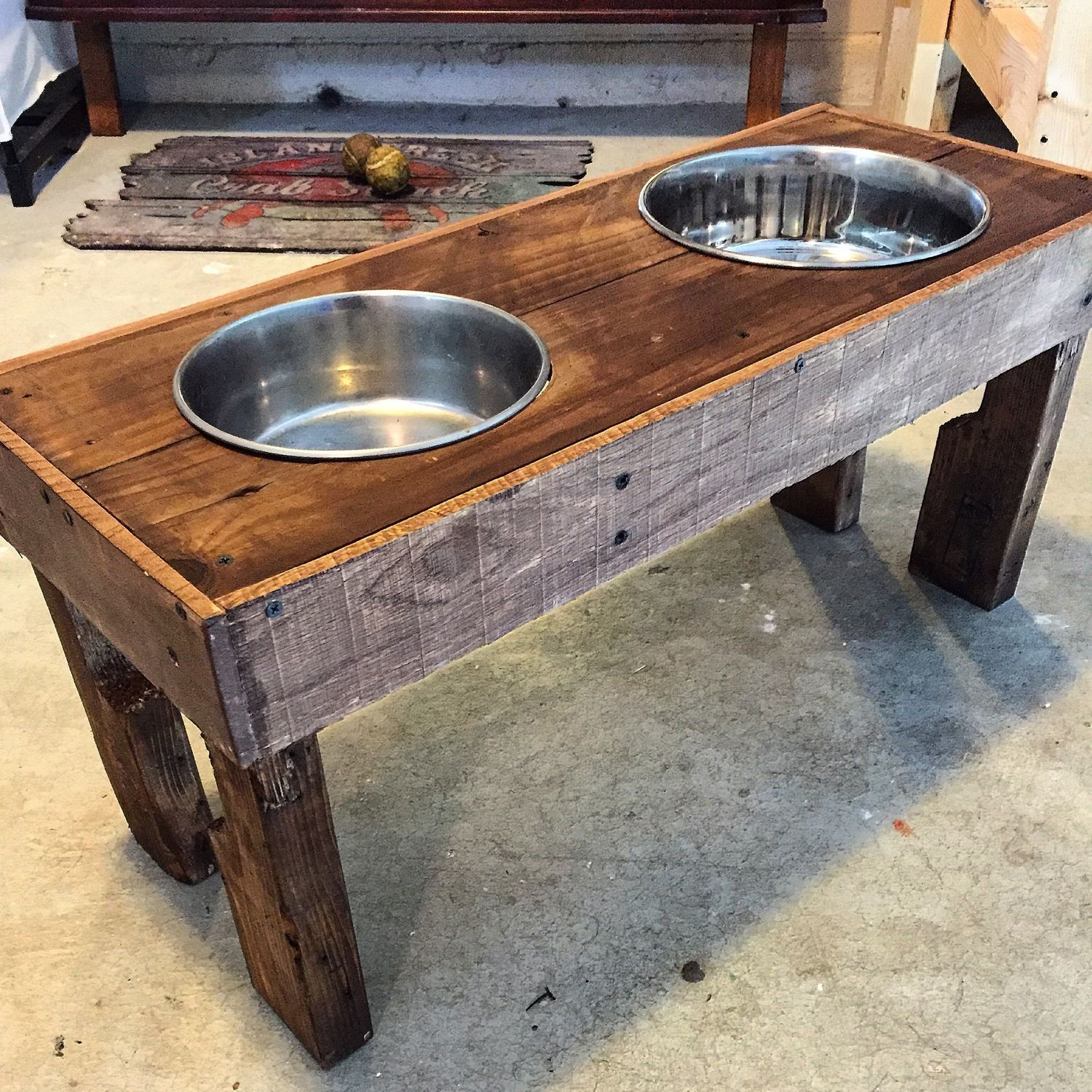 DIY Dog Dish Stand
 Custom Dog Bowl Stand