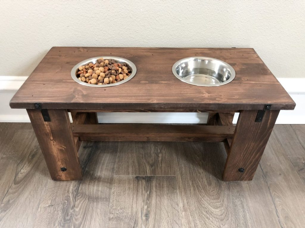 DIY Dog Dish Stand
 DIY Dog Bowl Stand For Your Puppies Shanty 2 Chic