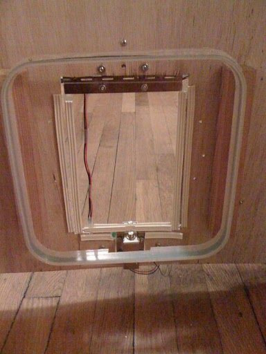 DIY Dog Door Flap
 RFID cat door