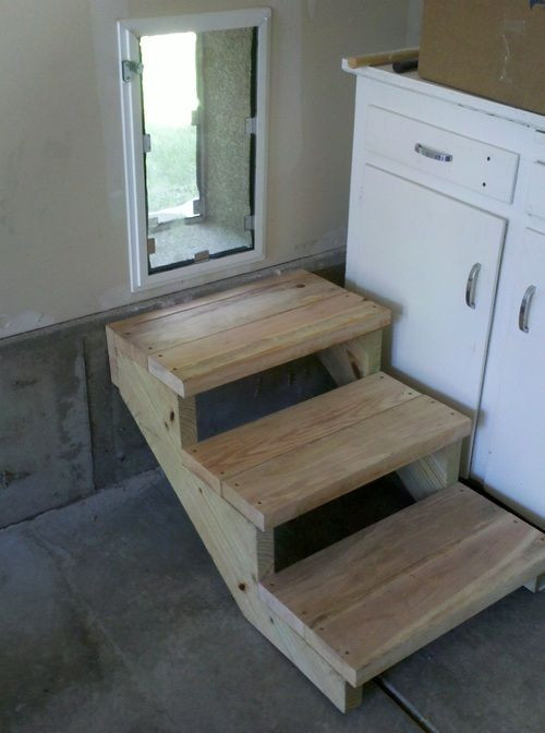 DIY Dog Door In Wall
 steps to dog door ybe something like this would work