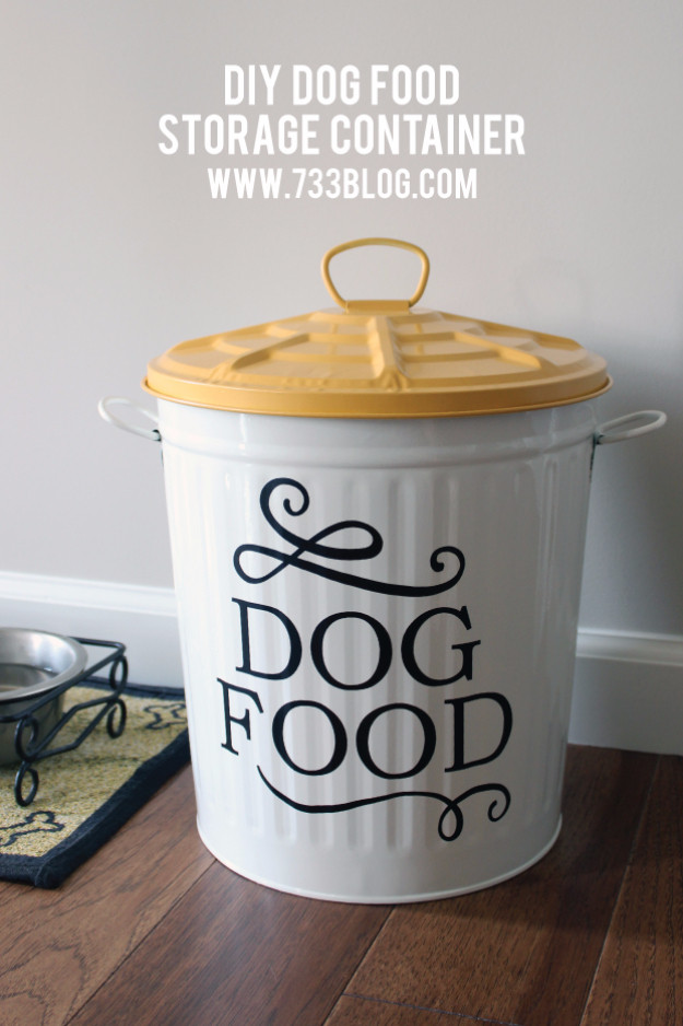 DIY Dog Food Container
 33 Dog Hacks You Need To Try Today