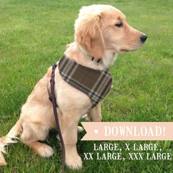 DIY Dog Harness
 DIY Dog Harness LARGE Breed Sewing Pattern & Full