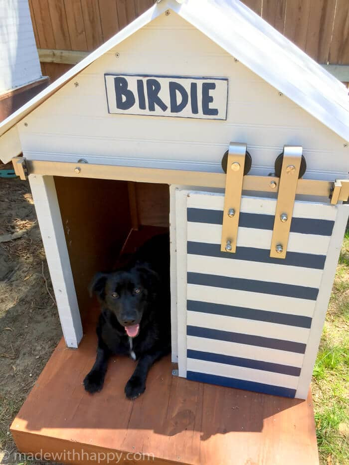 DIY Dog House Door
 Doghouse Door & EcoFLEX Jumbo Size Rustic Lodge Dog House