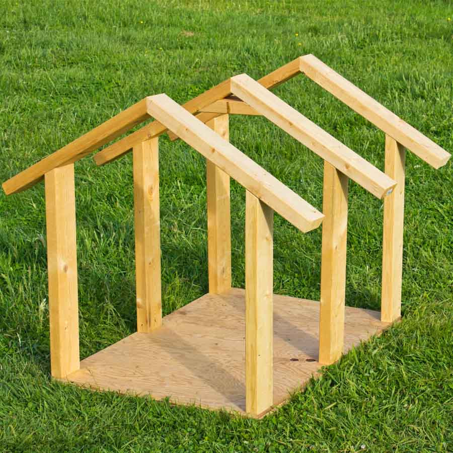 DIY Dog Houses Cheap
 How to Build a Cheap Wooden Dog House Paw Castle
