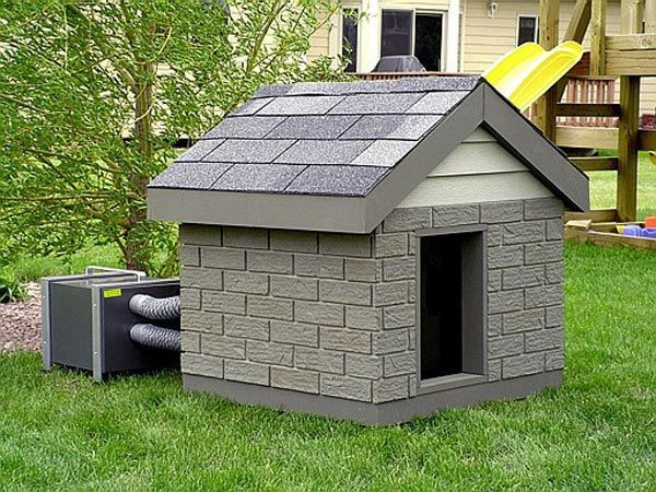 DIY Dog Houses Cheap
 Homemade Climate Control Dog Houses For Cheap Pitbulls