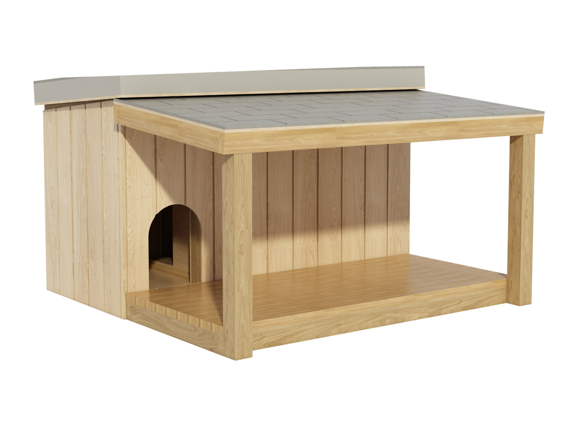 DIY Dog Kennels Plans
 Dog House Plans DIY Outdoor Wooden Pet Kennel