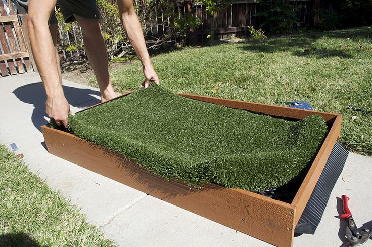 DIY Dog Potty Box
 18 best images about How to build an outdoor dog potty