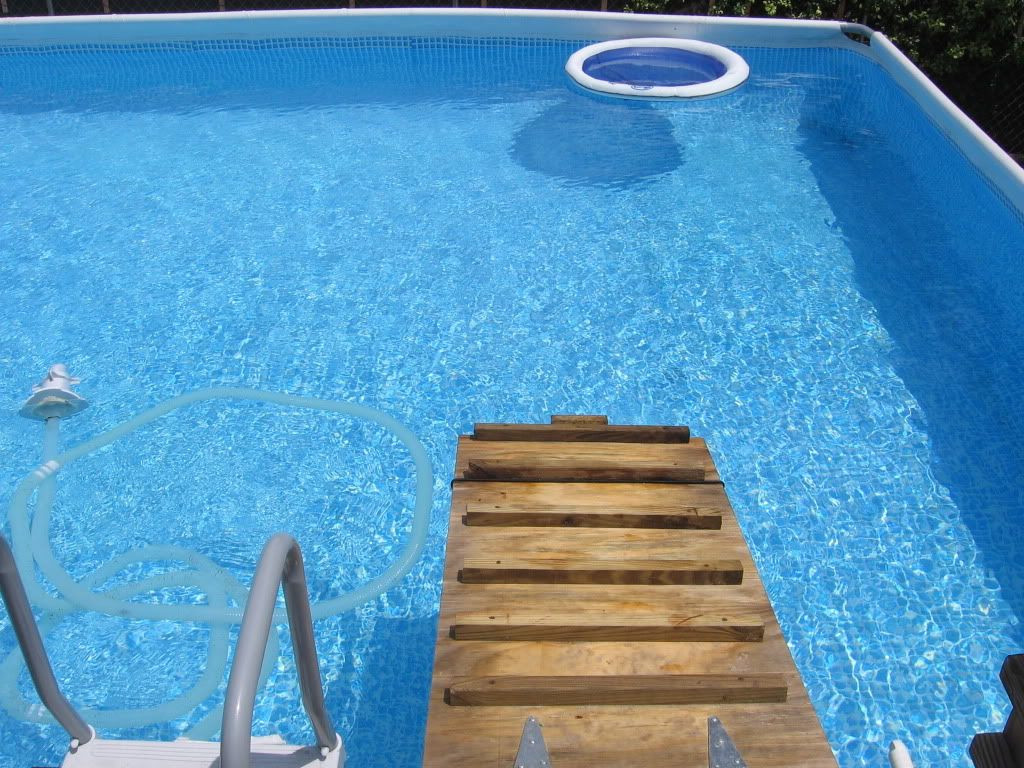 DIY Dog Ramp For Above Ground Pool
 Entry into Intex Pool