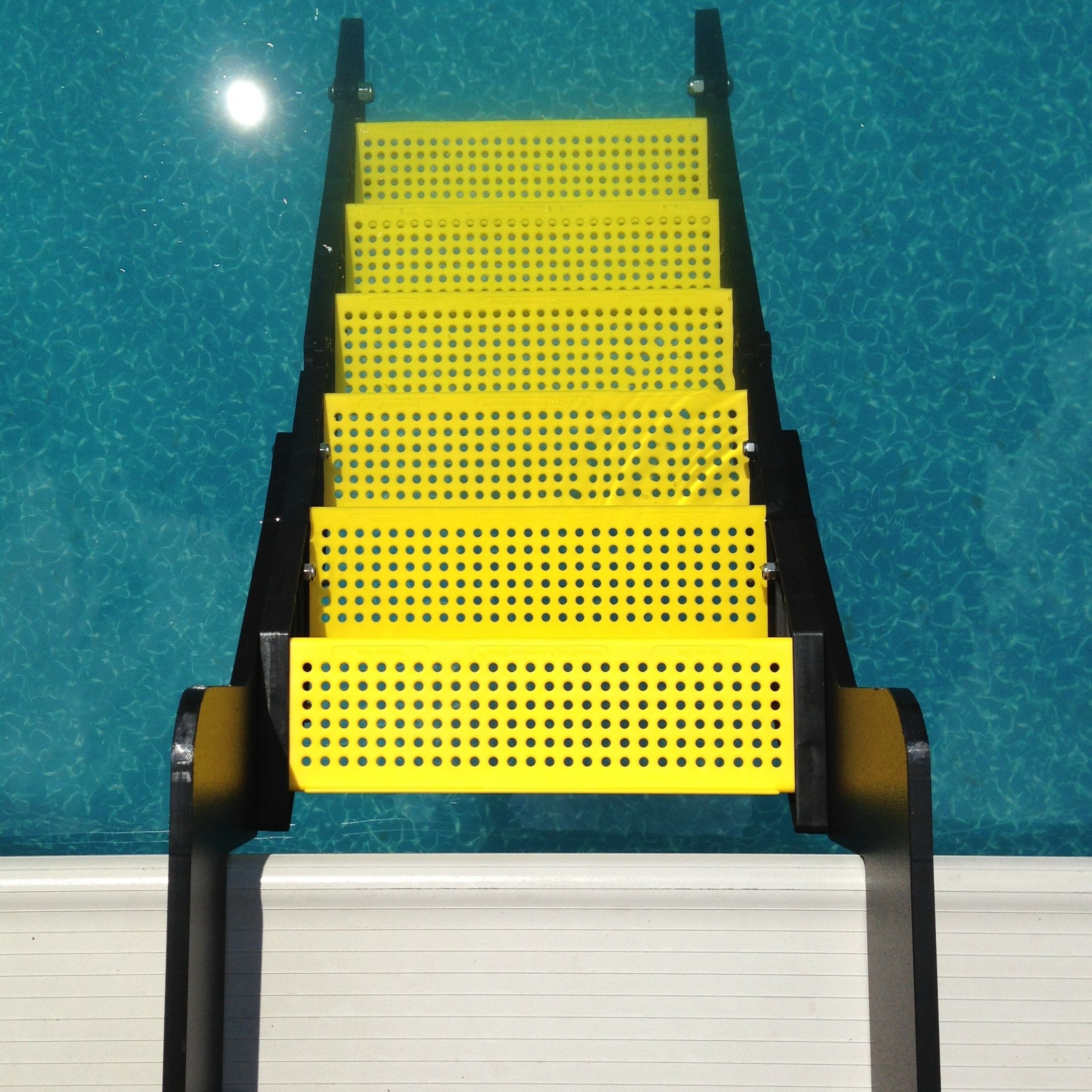 DIY Dog Ramp For Above Ground Pool
 WAG Boarding Steps™ Model XPM 6 on Ground Swimming