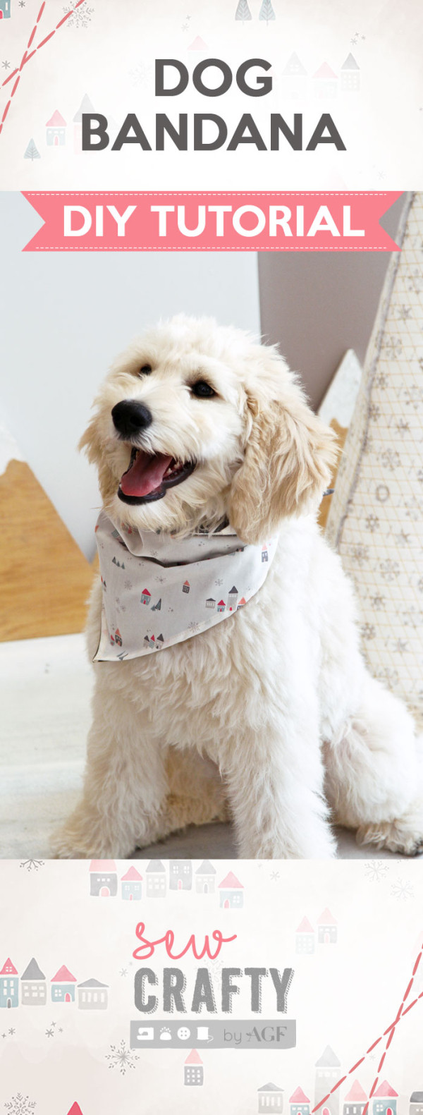 DIY Dog Scarf
 Dog Bandana DIY How to make a cute dog scarf Sew