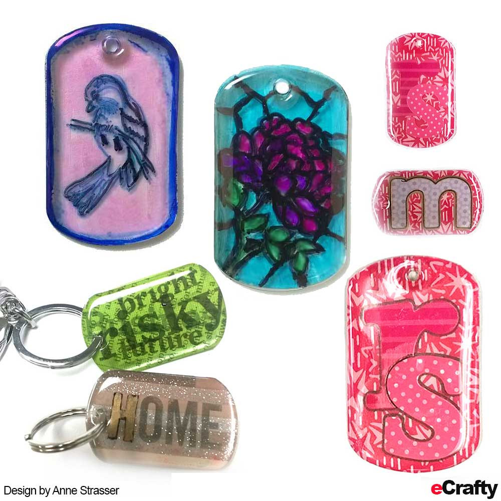 DIY Dog Tag
 DIY Dog Tags 4 Ways – Stained Glass Image Transfer
