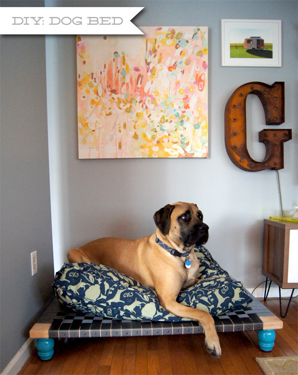 DIY Doggie Bed
 Cool DIY Dog Beds With a Fancy Twist