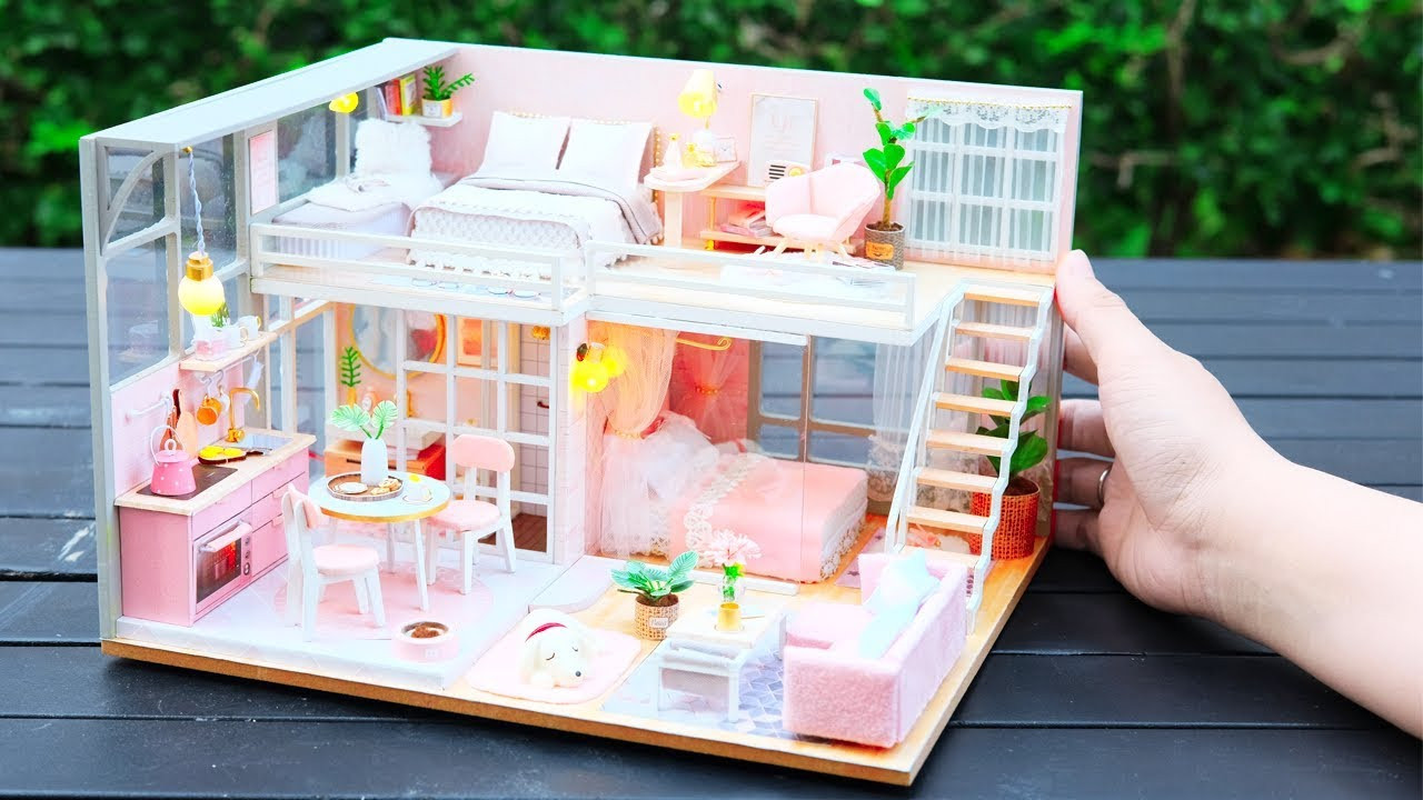 DIY Doll House Kits
 DIY Miniature Dollhouse Kit The Girlish Dream With