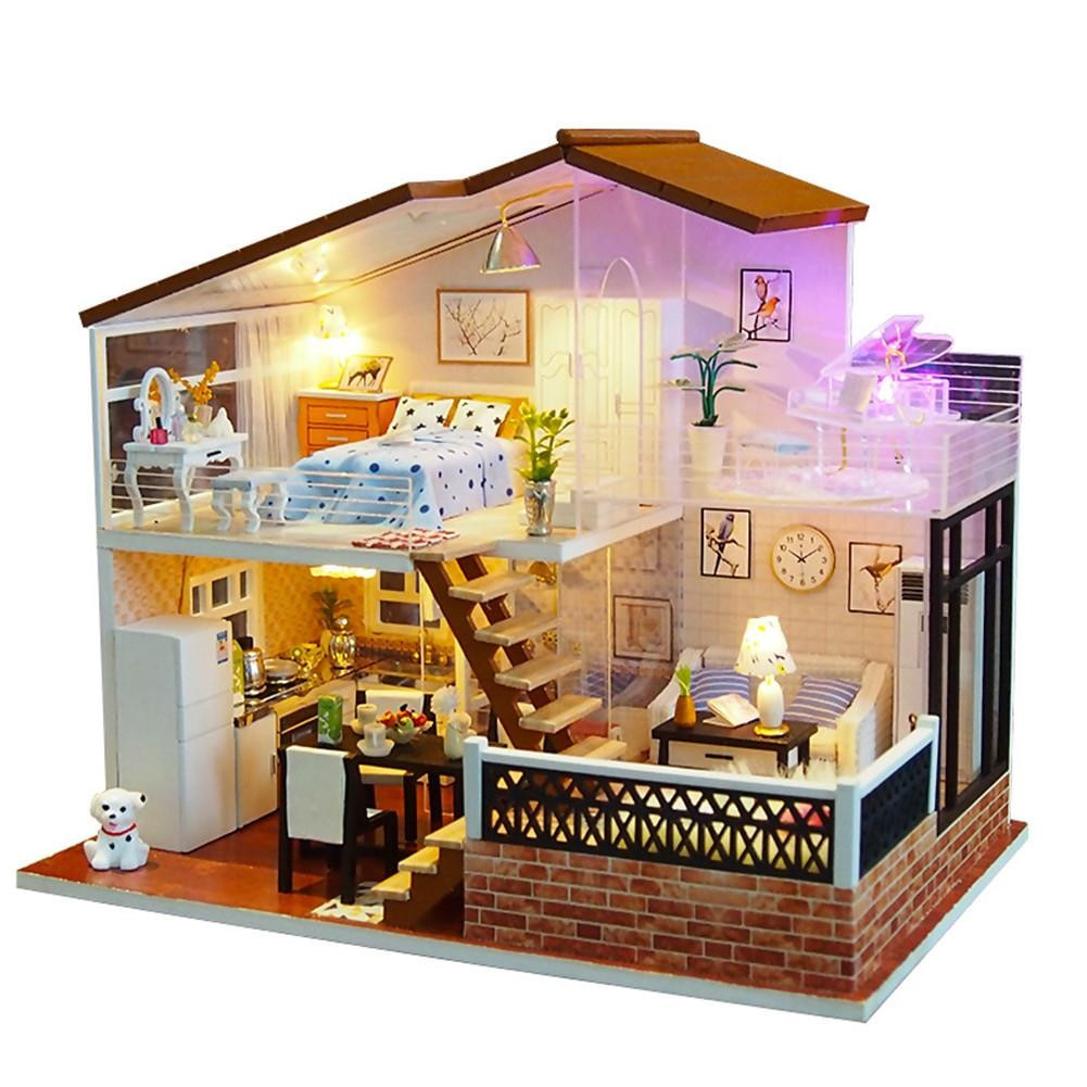 DIY Doll House Kits
 Aliexpress Buy DIY Dollhouse Miniature Doll House