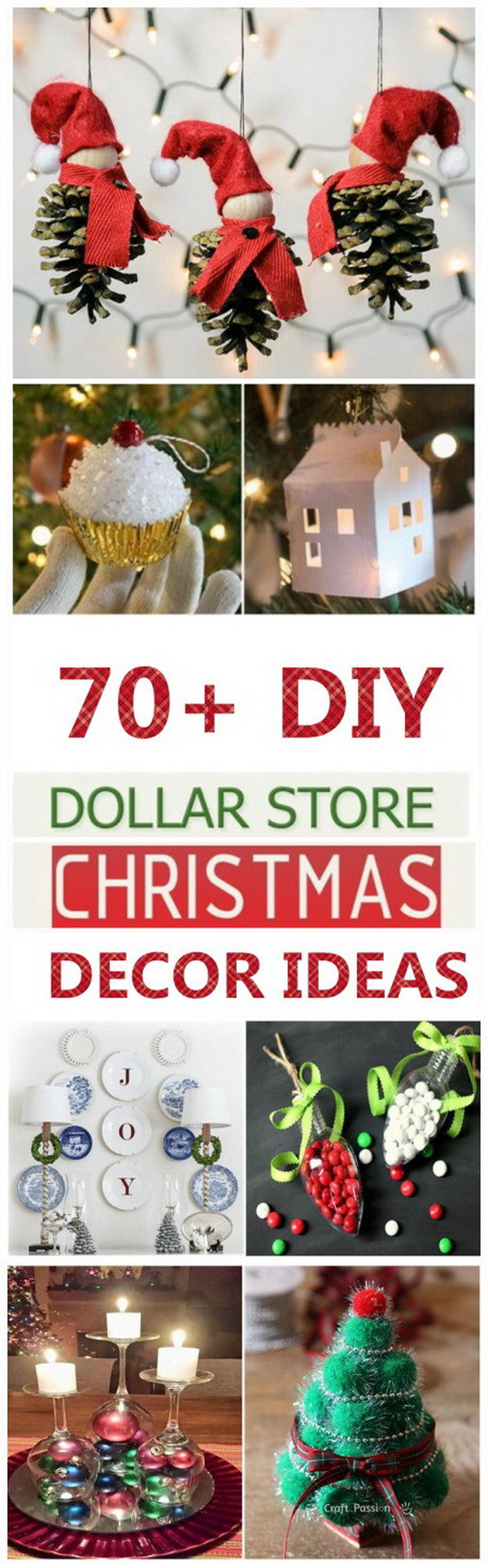 DIY Dollar Store Gift Ideas
 70 DIY Dollar Store Christmas Decor Ideas For Creative