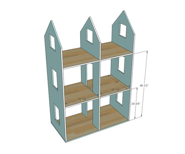 DIY Dollhouse Furniture Plans
 Wood Dollhouse Plans Pattern WoodWorking Projects & Plans