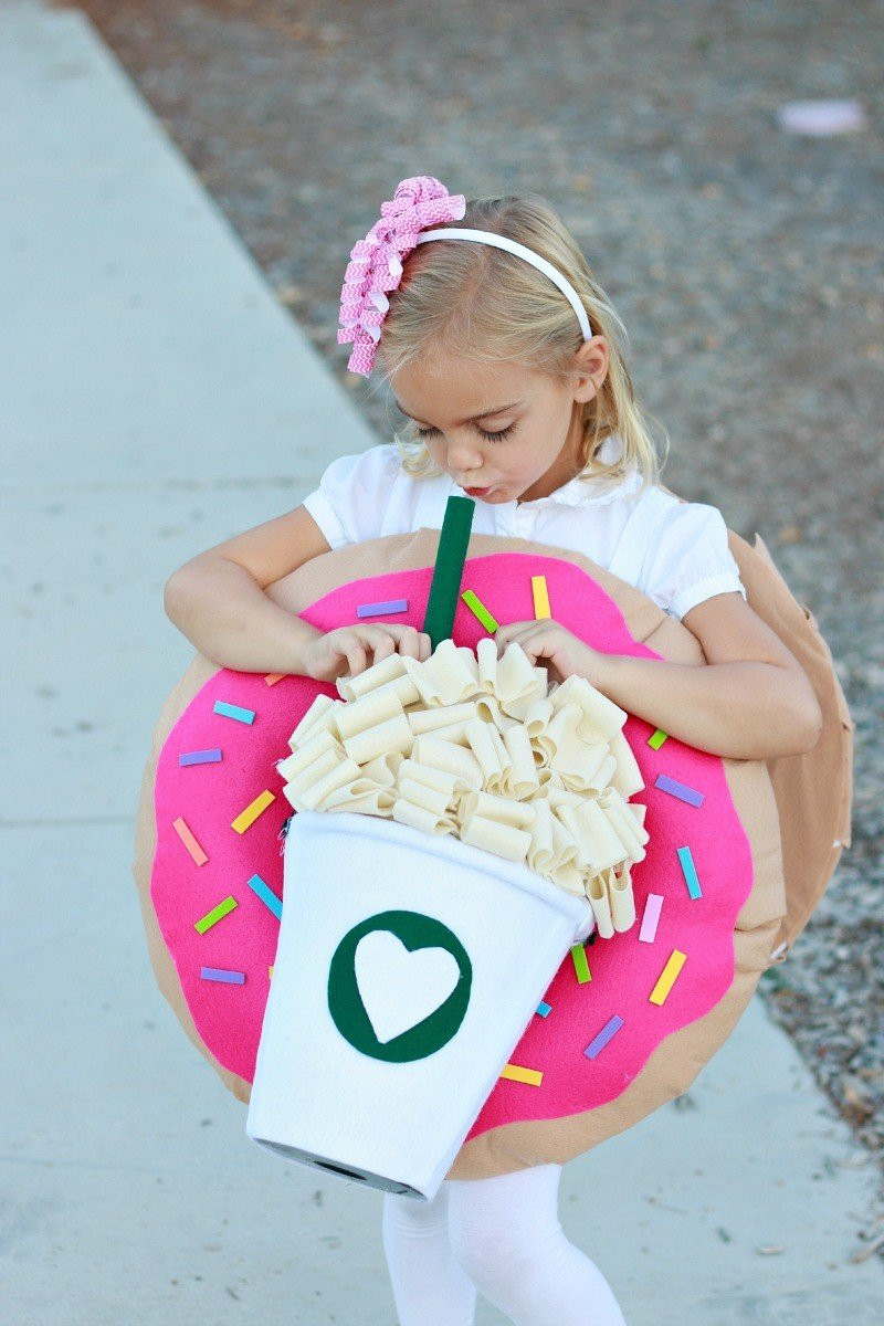 DIY Donut Costume
 Coffee & Donut Costume A Thoughtful Place