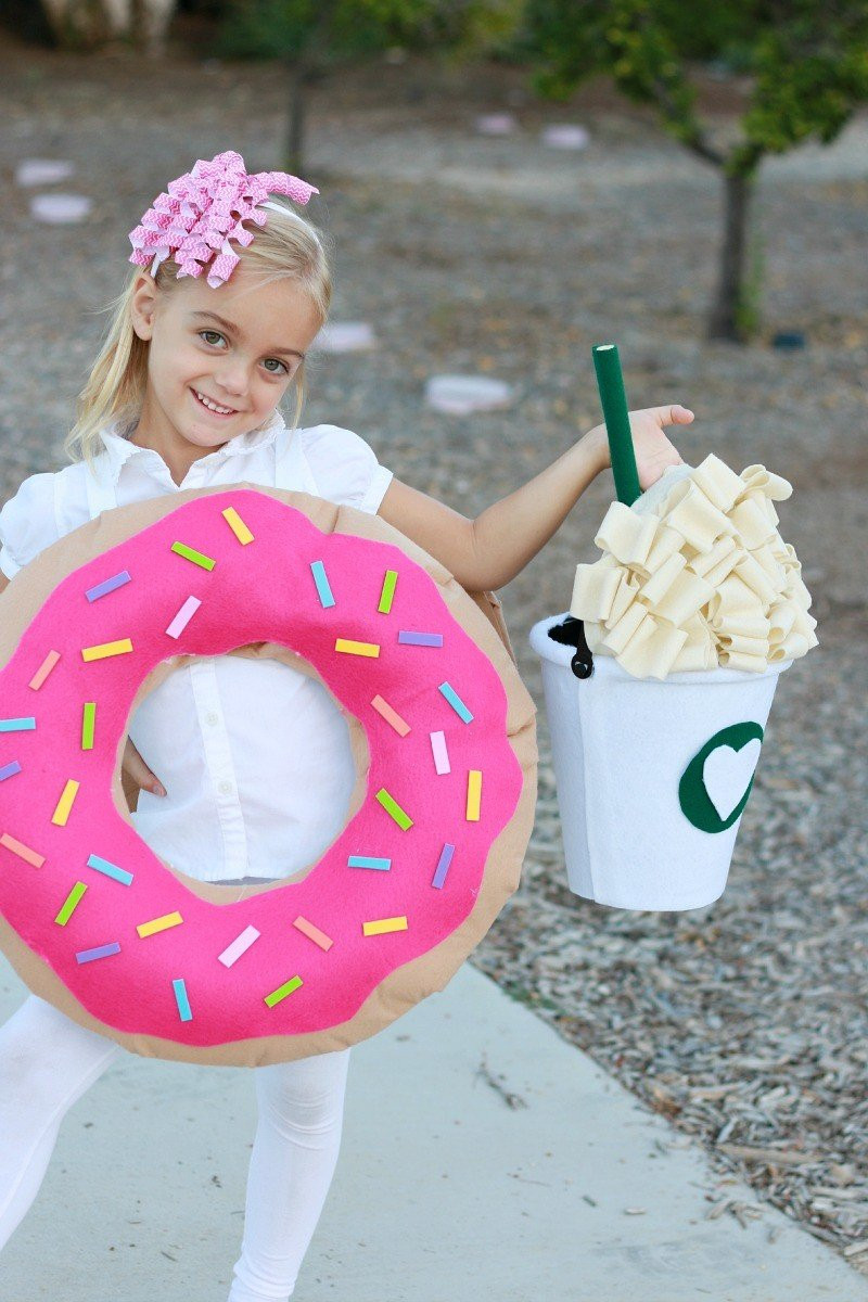 DIY Donut Costume
 DIY Coffee Trick or Treat Pail A Thoughtful Place