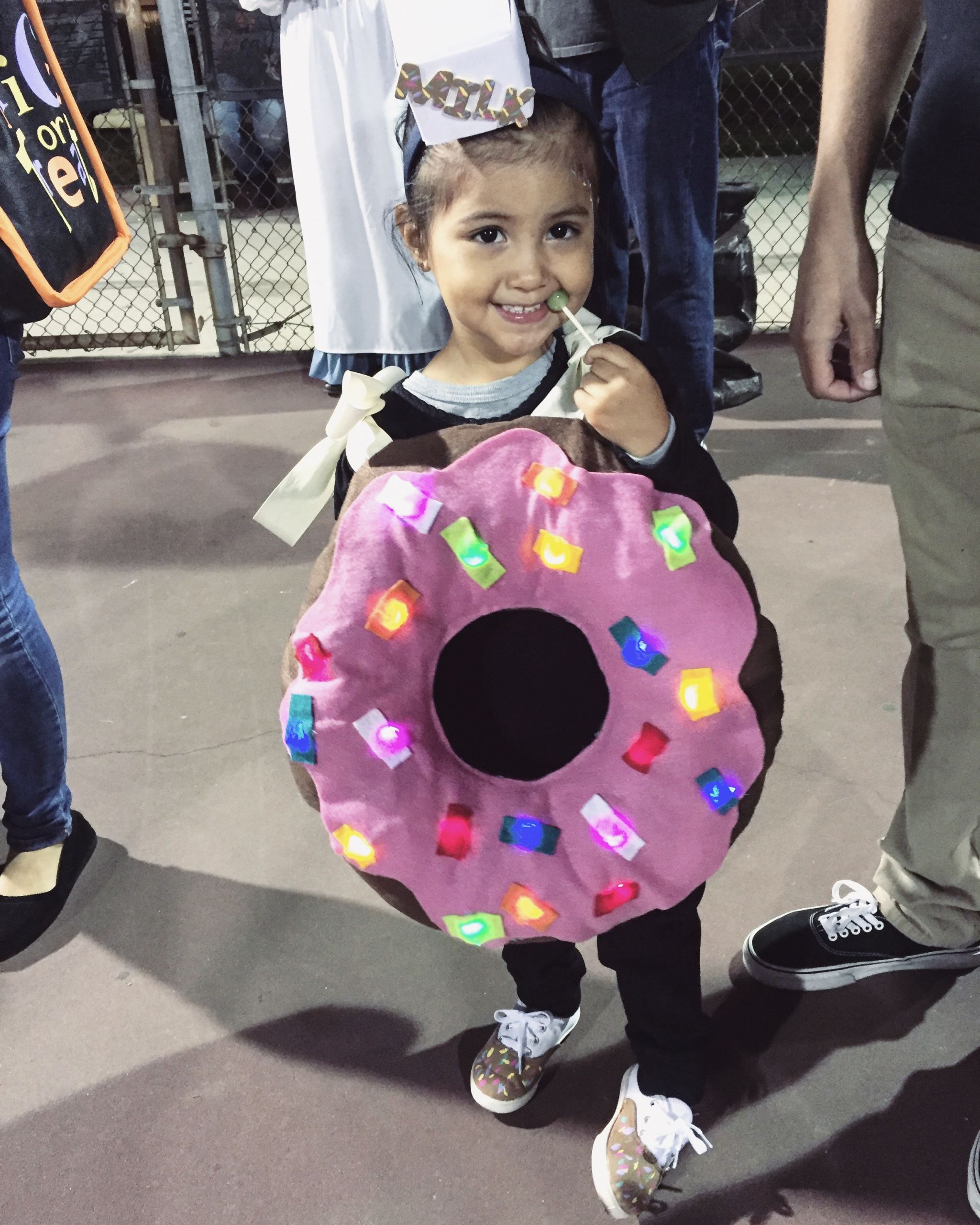 DIY Donut Costume
 DIY Donut Costume with lights Motherhood & Lifestyle