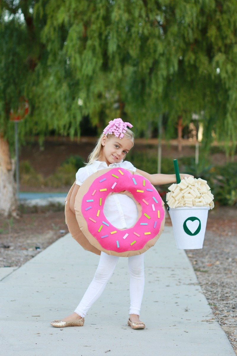 DIY Donut Costume
 Coffee & Donut Costume A Thoughtful Place
