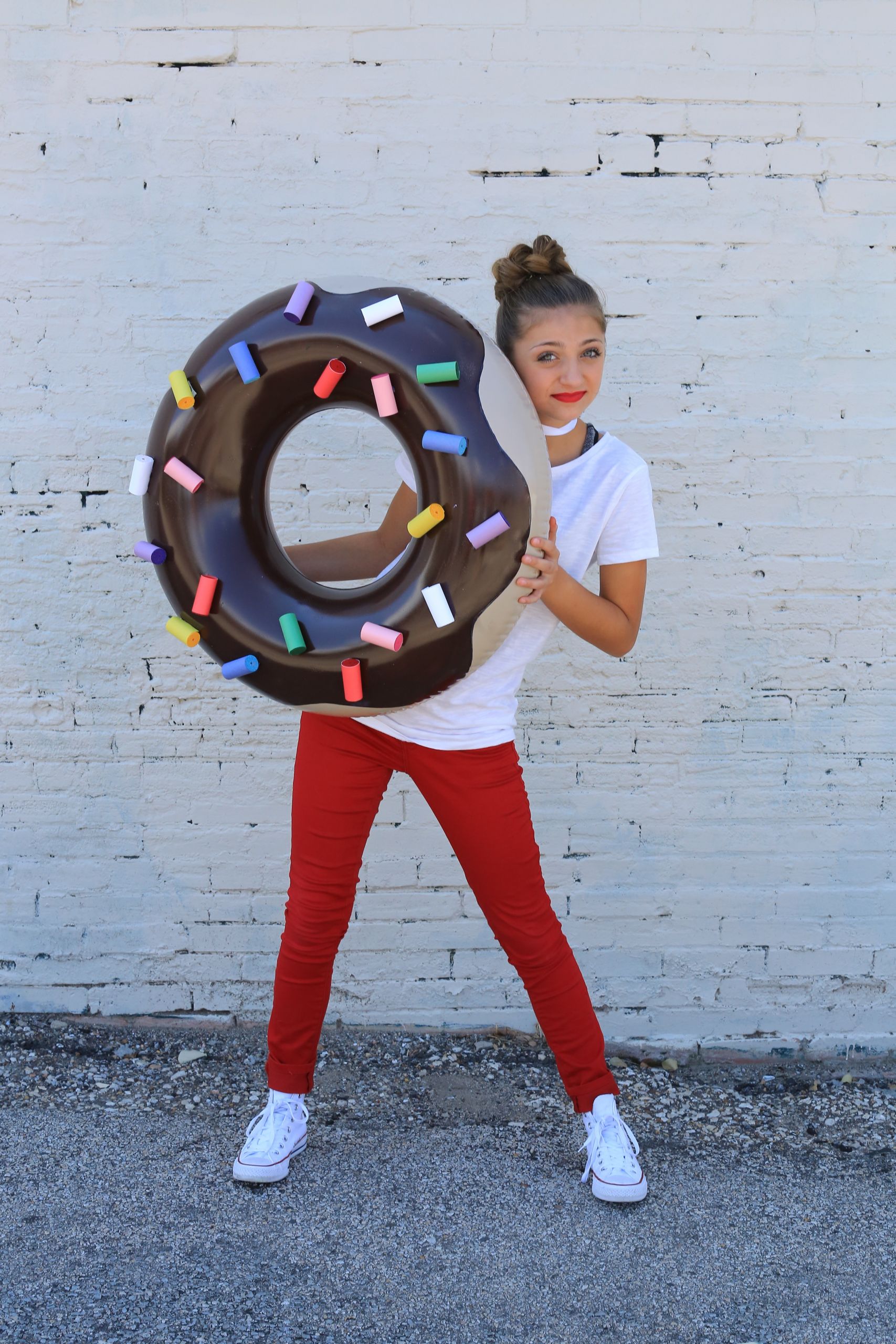 DIY Donut Costume
 10 DIY Food Halloween Costumes Kamri Noel