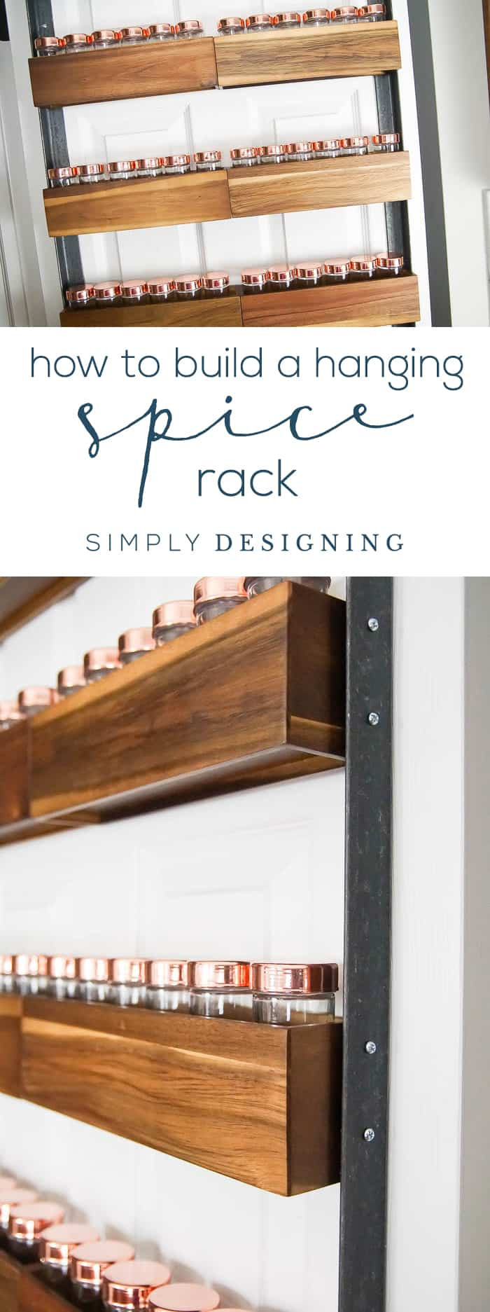 DIY Door Spice Rack
 How to Build a DIY Spice Rack that can Hang on your Pantry