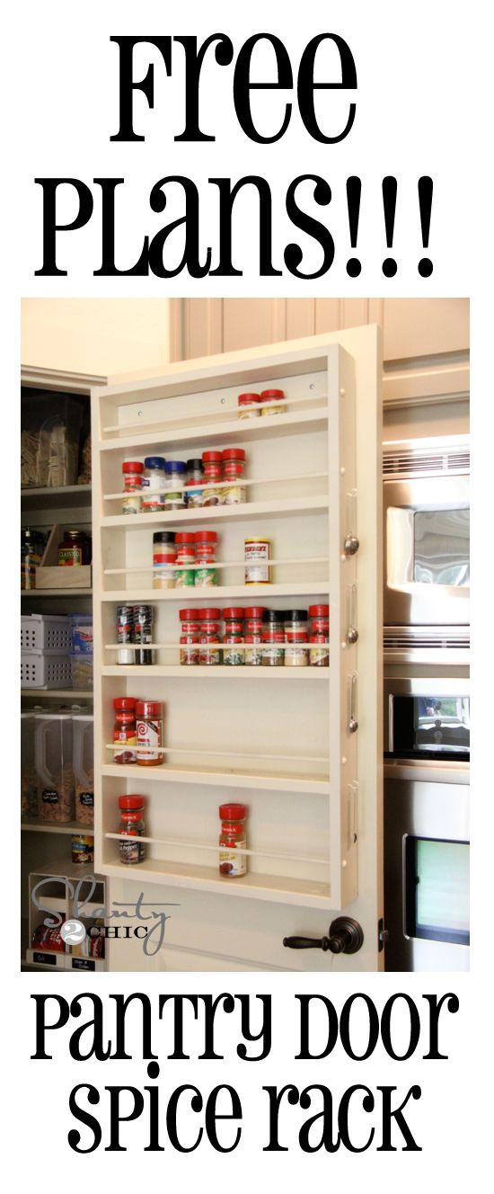 DIY Door Spice Rack
 Diy Cabinet Door Spice Rack WoodWorking Projects & Plans