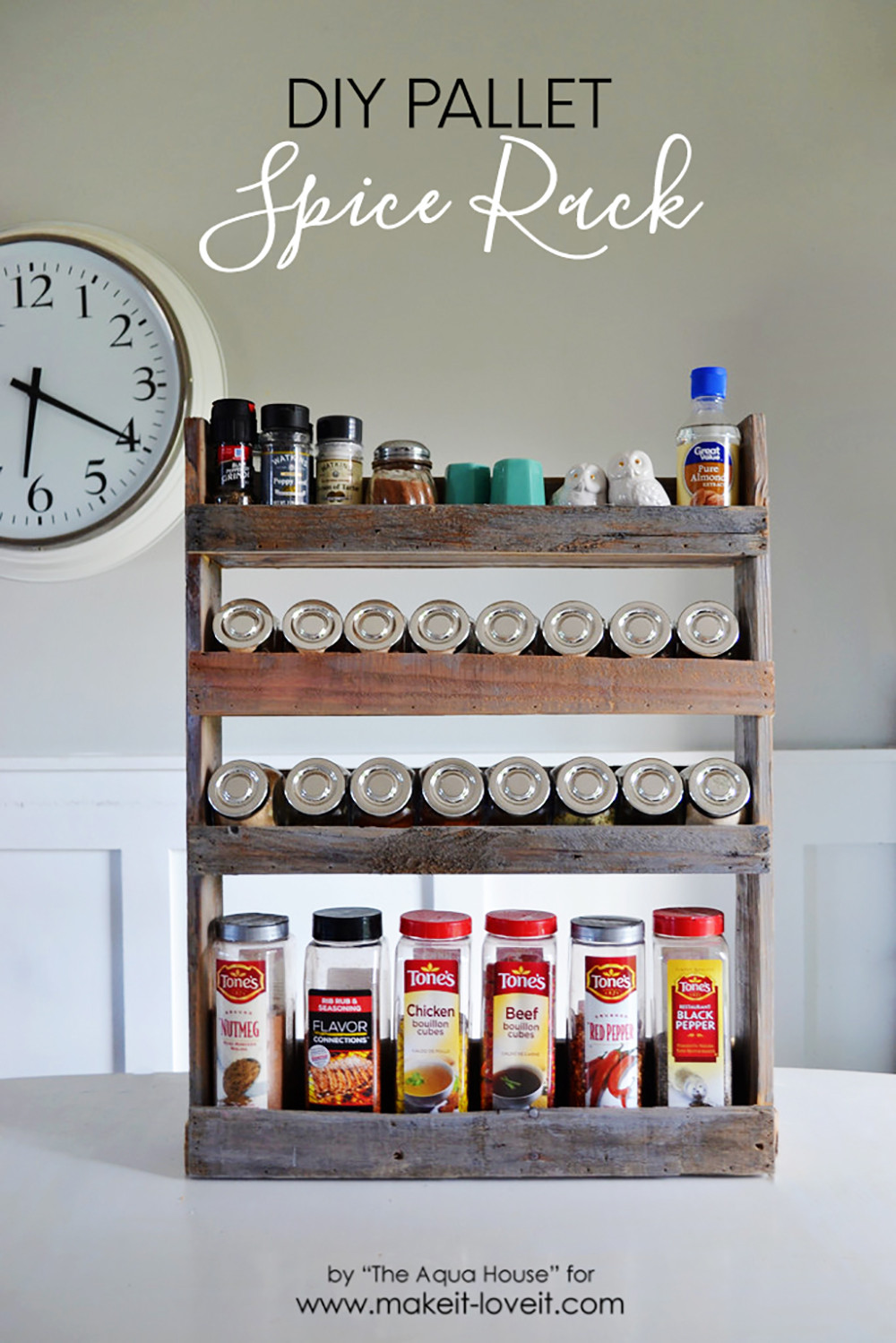 DIY Door Spice Rack
 DIY Pallet Spice Rack