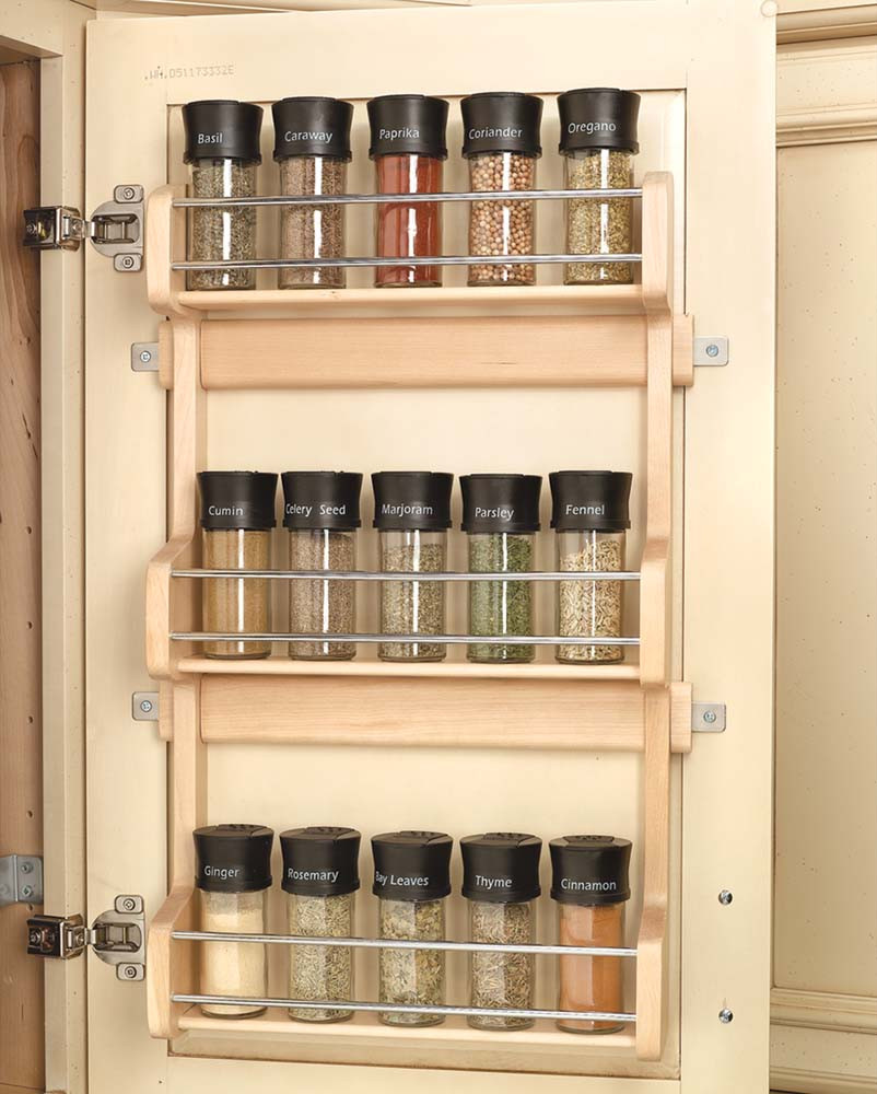 DIY Door Spice Rack
 24 Latest Designs & Patterns for Your New Spice Rack