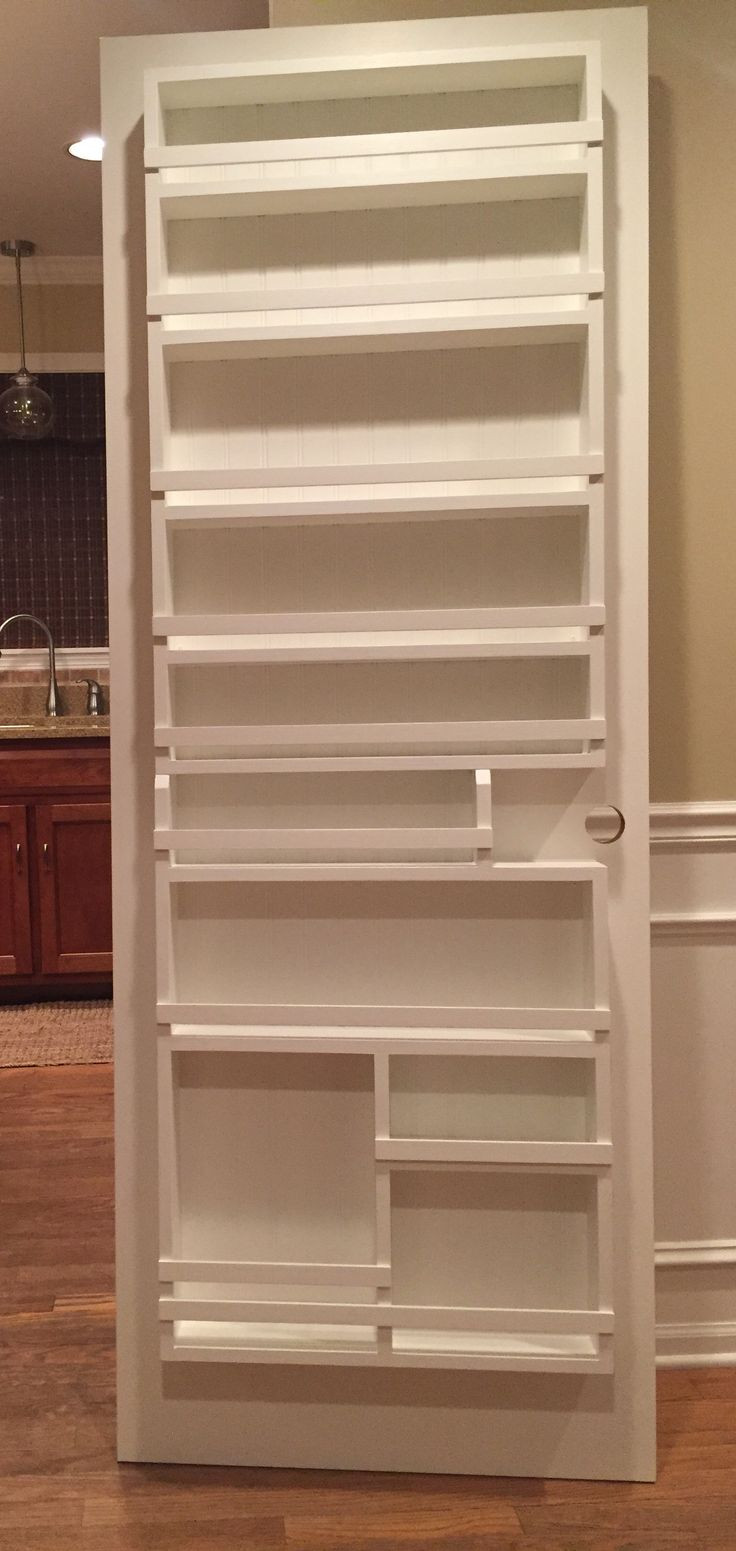 DIY Door Spice Rack
 DIY Pantry Door Spice Rack