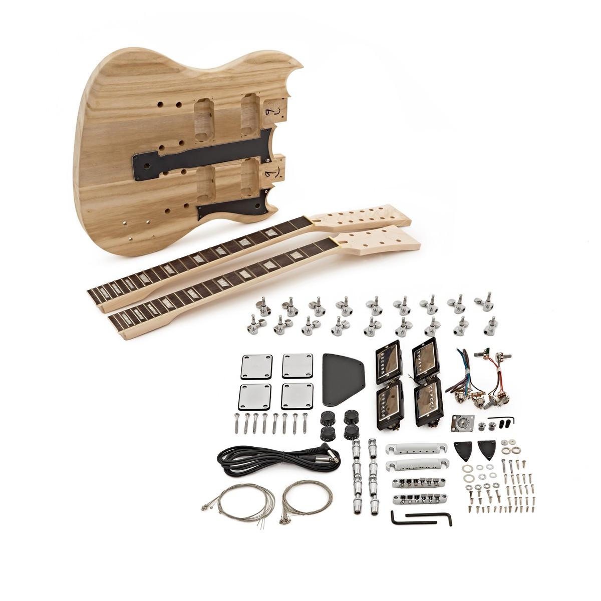 DIY Double Neck Guitar Kit
 Brooklyn Double Neck Guitar DIY Kit at Gear4music