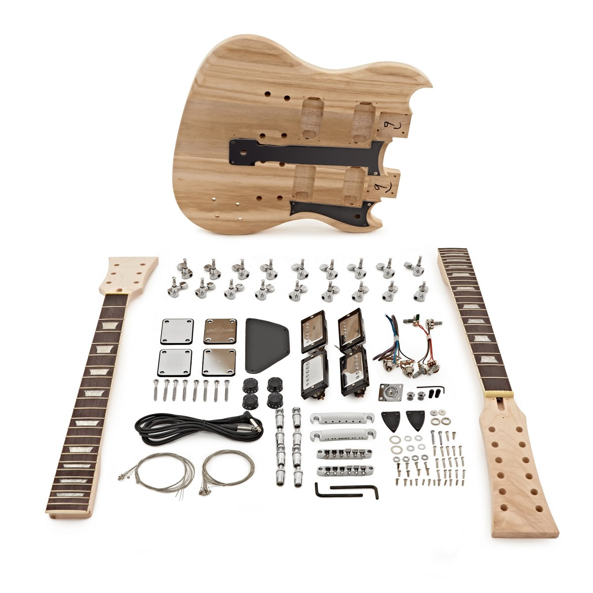 DIY Double Neck Guitar Kit
 Brooklyn Double Neck Guitar DIY Kit at Gear4music