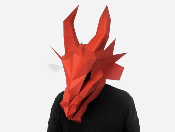 DIY Dragon Mask
 FIRE DRAGON DIY Paper Mask Template – Lapa Studios