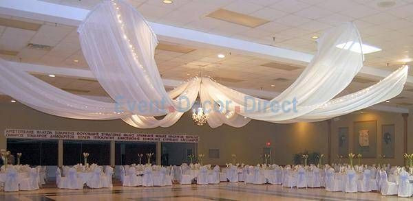 DIY Draping For Wedding
 diy Wedding Crafts Ceiling Draping Kits