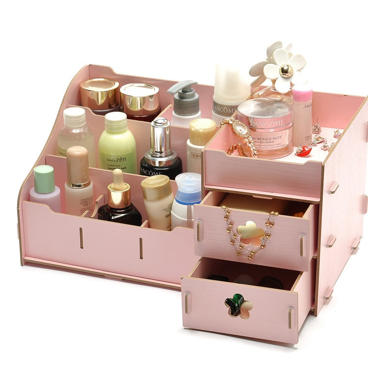 DIY Drawer Box
 DIY Cosmetic Organizer Drawer Makeup Case Storage Insert