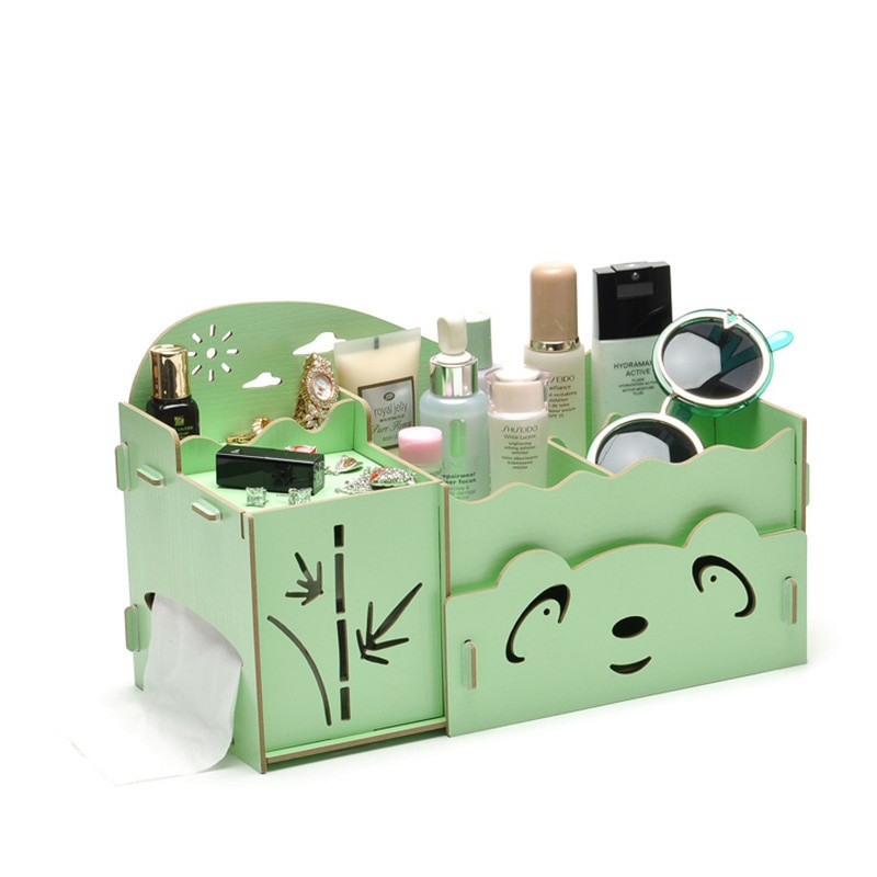 DIY Drawer Box
 Wooden Cosmetic Box DIY Drawer Type Storage Box Desktop