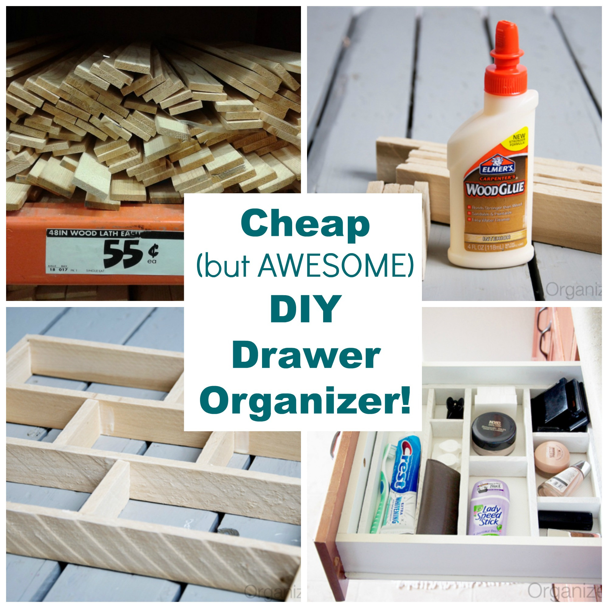 DIY Drawer Organizer
 Drawer Organizer DIY Organization Project The