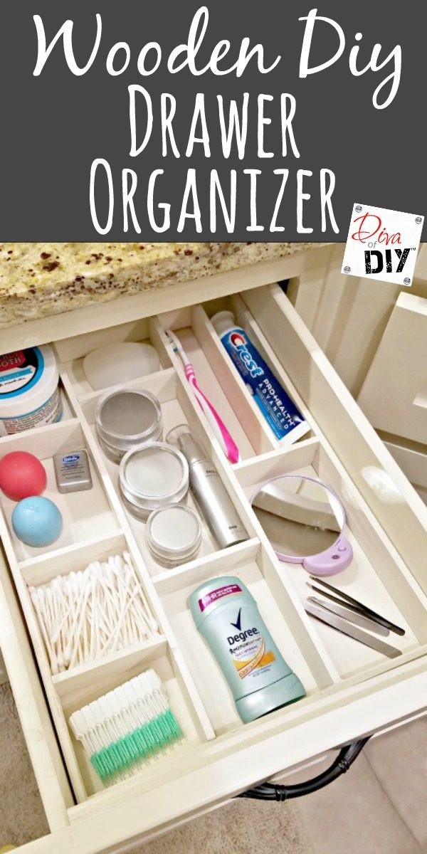 DIY Drawer Organizer
 Get Organized with this Wooden DIY Drawer Organizer