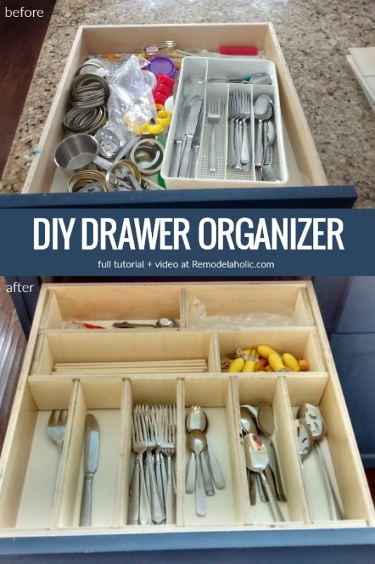 DIY Drawer Organizers
 Remodelaholic