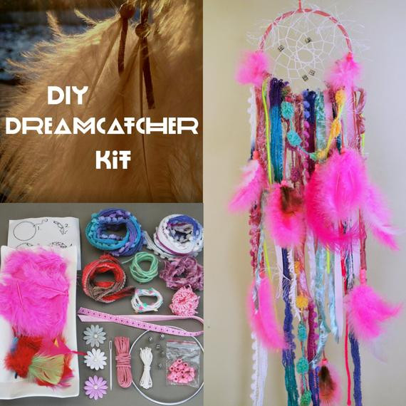 DIY Dreamcatcher Kit
 Pink DIY Dreamcatcher Kit Dream Catcher Kit