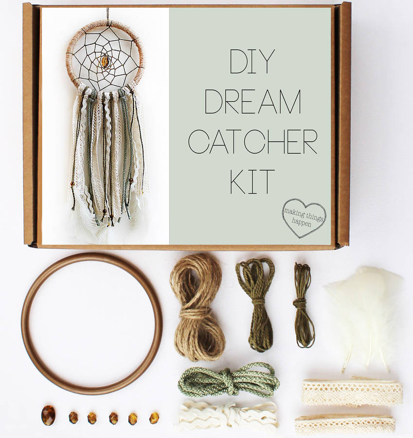 DIY Dreamcatcher Kit
 diy dream catcher kit by making things happen