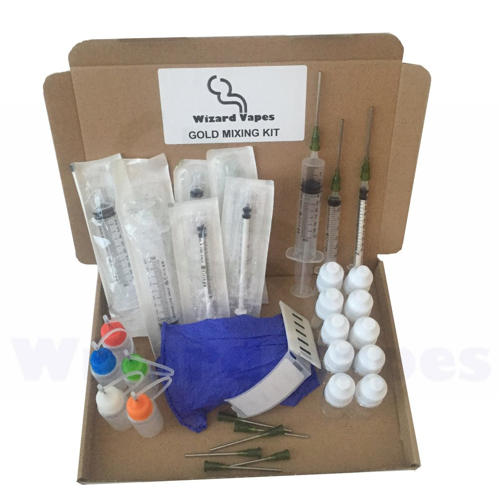 DIY E Juice Kit
 Gold DIY E Liquid Mixing Accessory Pack DIY E Liquid