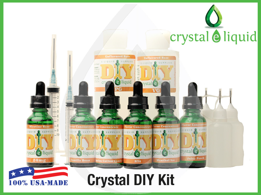 DIY E Juice Kits
 Crystal e Liquid DIY Kit